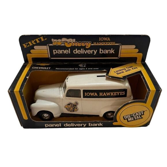 Ertl Other - '50 CHEVY IOWA HAWEYES PANEL DELIVERY CAST IRON BANK TRUCK